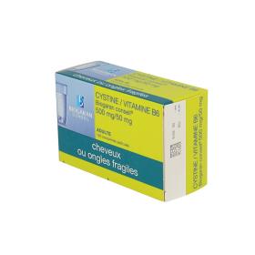 BIOGARAN Cystine/vitamine B6 conseil 500mg/50mg 120 comprimés pelliculés
