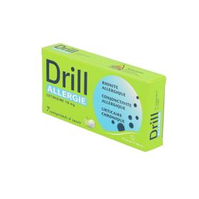 PIERRE FABRE Drill allergie cétirizine 10mg 7 comprimés à sucer