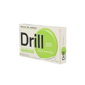 PIERRE FABRE Drill anis menthe 24 pastilles sans sucre