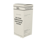 COOPER EAU POUR PREPARATIONS INJECTABLES , solution injectable, boîte de 1 flacon de 500 ml