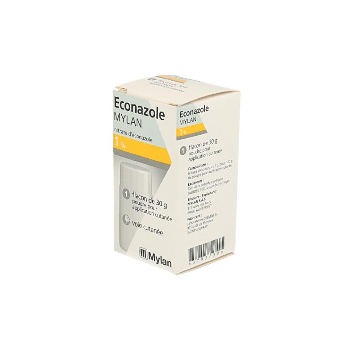 Mylan Econazole 1 Poudre Pour Application Cutanee Flacon De 30g Medicaments Pharmarket