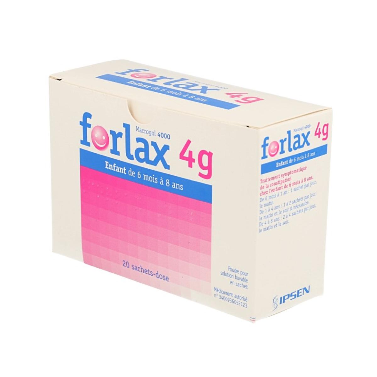 Ipsen Forlax 4g Poudre Pour Solution Buvable Boite De Sachets Medicaments Pharmarket