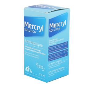 MENARINI FRANCE Mercryl solution pour application cutanée flacon de 125ml