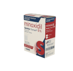SANDOZ Minoxidil conseil 5% solution pour usage local coffret de 3 flacons avec pompe doseuse de 60ml