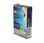 NIQUITIN Menthe fraîche 4mg sans sucre boîte de 24 gommes à mâcher