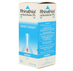 SANOFI Rhinathiol expectorant carbocistéine 5% adultes sirop flacon de 250ml