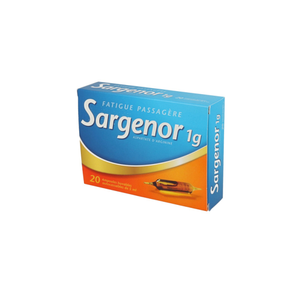 MEDA PHARMA Sargenor 1g/5ml solution buvable coffret de 20 ampoules