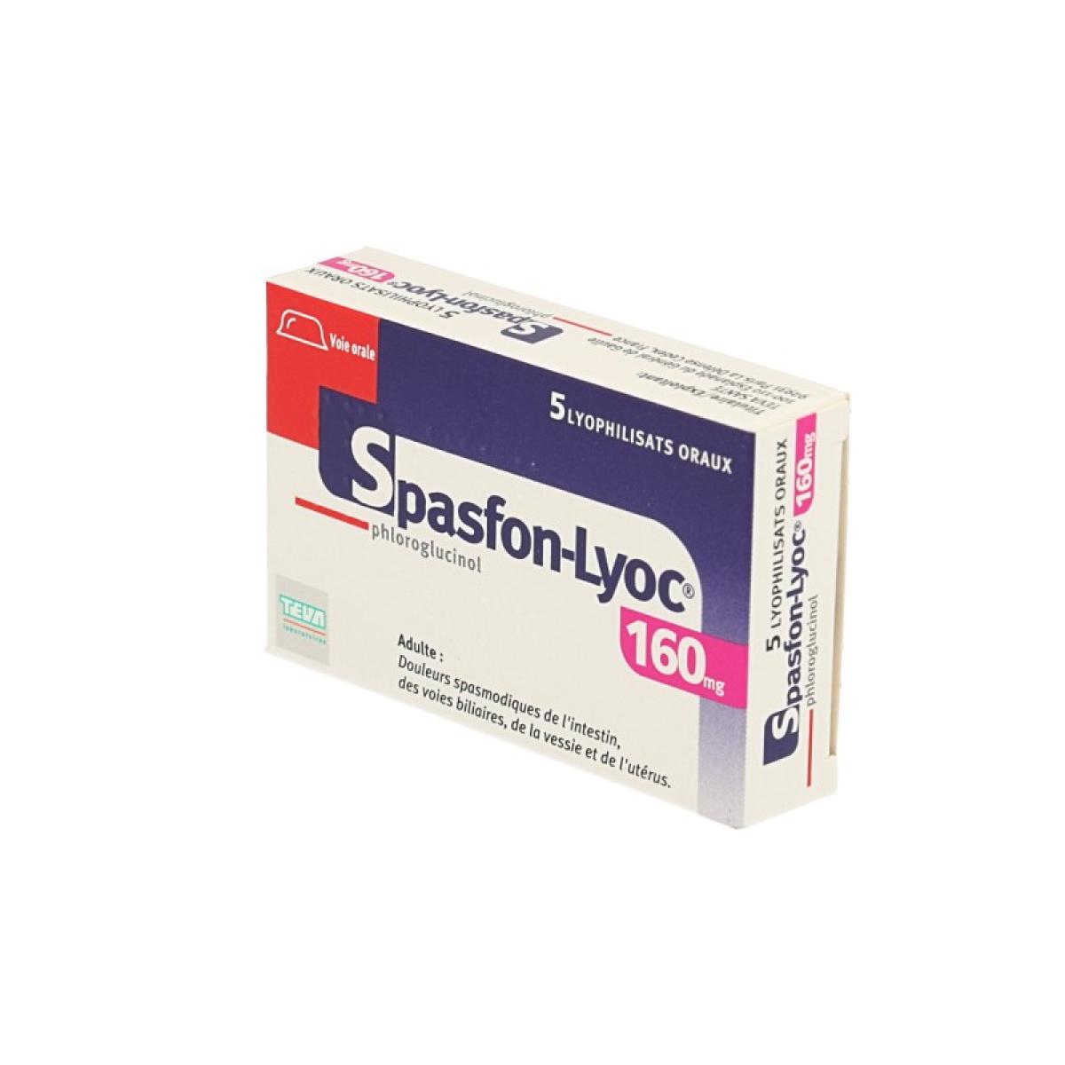 Teva Sante Spasfon Lyoc 160mg Oral Boite De 5 Lyophilisats Medicaments Pharmarket