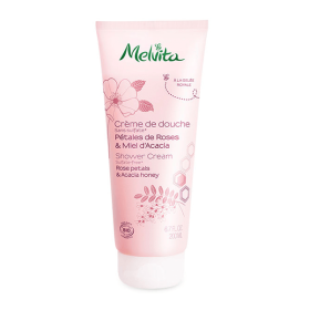 MELVITA Crème de douche pétales de roses et miel d'acacia 200ml