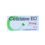 EG LABO Cétirizine 10mg boîte de 7 comprimés à sucer