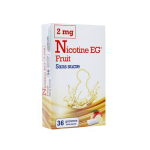 EG LABO Nicotine fruit 2mg sans sucre boîte de 36 gommes à mâcher