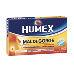 HUMEX Mal de gorge menthe boîte de 24 pastilles