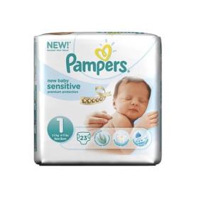 PAMPERS New baby sensitive taille 1 23 couches