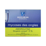 BIOGARAN Amorolfine conseil 5 % vernis à ongles médicamenteux flacon de 2,50 ml