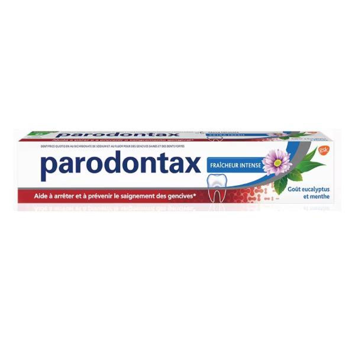 PARODONTAX DENTIFRICE QUOTIDIEN FRAÎCHEUR INTENSE 75ML main image 0