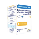 EG LABO Esters ethyliques d'acides omega 3 conseil 1g flacon de 28 capsules molles