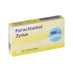 ZYDUS Paracétamol 500mg boîte de 16 comprimés