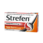 RECKITT BENCKISER Strefen 8,75 mg orange sans sucre à l'acésulfame potassique boîte de 16 pastilles