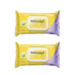 MITOSYL Lingettes biodégradables à l'aloe vera lot 2x70 unités