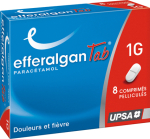 EFFERALGAN Tab 1g 8 comprimés pelliculés