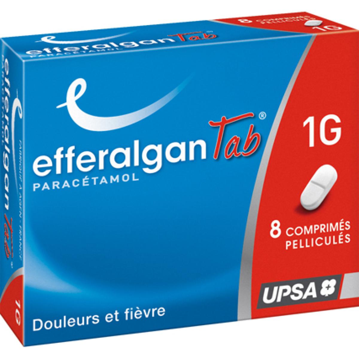 Efferalgan Tab 1g 8 Comprimes Pellicules Medicaments Pharmarket