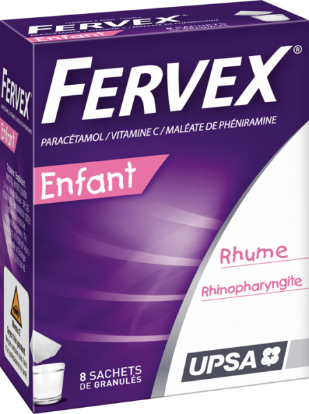 Fervex enfants 8 sachets de granulés dans Maux de tête sur Pharmarket