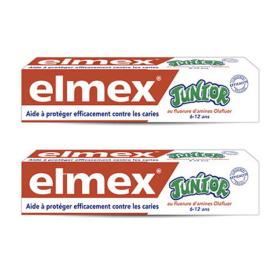 ELMEX Dentifrice junior lot de 2x75ml