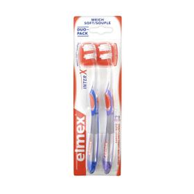 ELMEX InterX duo pack souple 2 brosses à dents