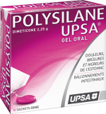 UPSA Polysilane gel oral 12 sachets dose