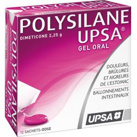 UPSA Polysilane gel oral 12 sachets dose