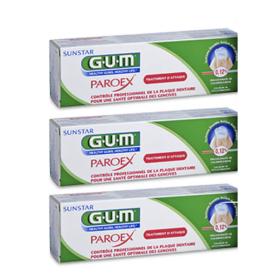 G.U.M Paroex dentifrice lot 3x75ml