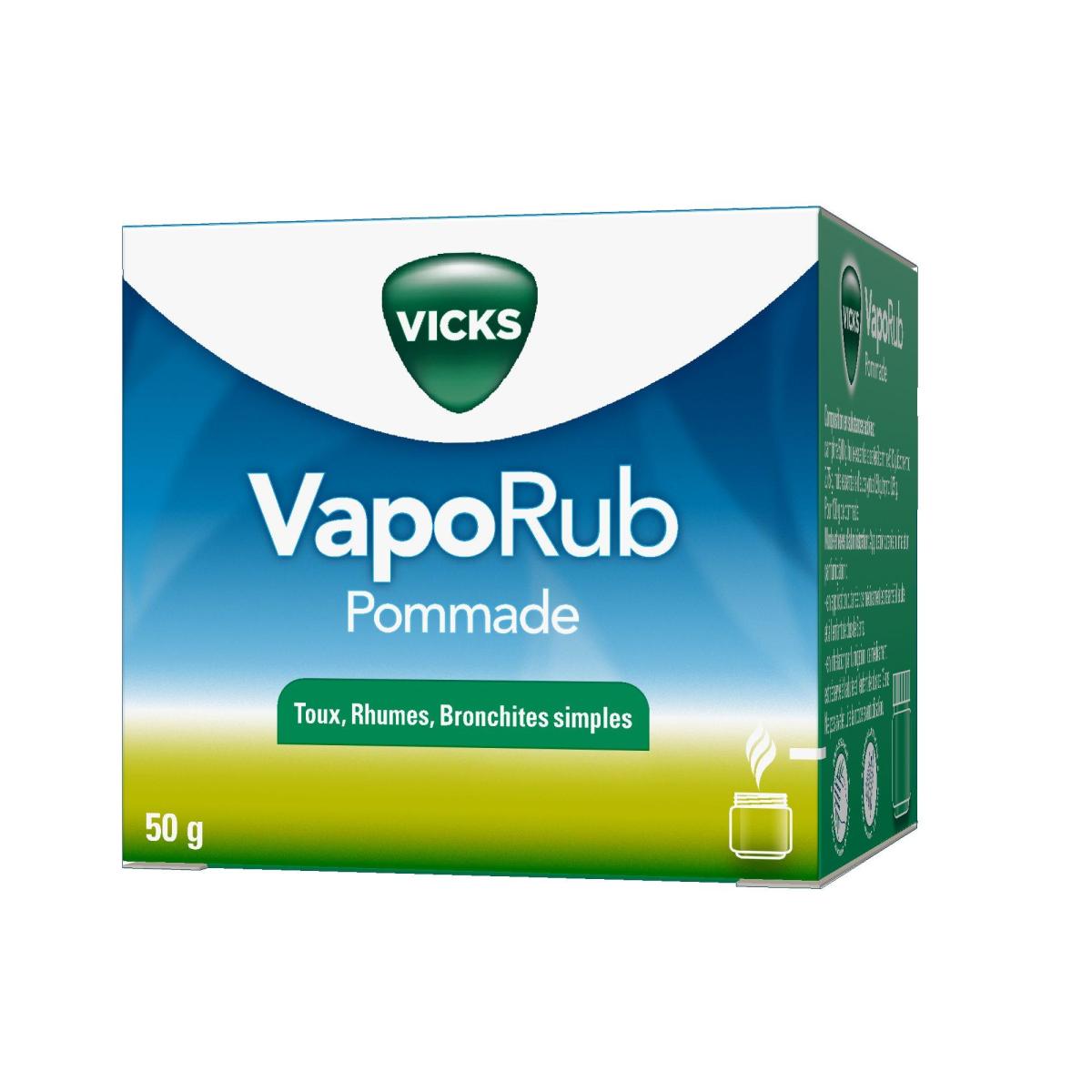Vicks Vaporub Pommade 50g Medicaments Pharmarket