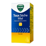 VICKS Toux sèche miel dextrométhorphane 0,133% 120ml