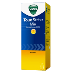 VICKS Toux sèche miel dextrométhorphane 0,133% 180ml