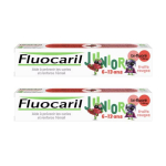 FLUOCARIL Dentifrice junior fruits rouges lot 2x75ml