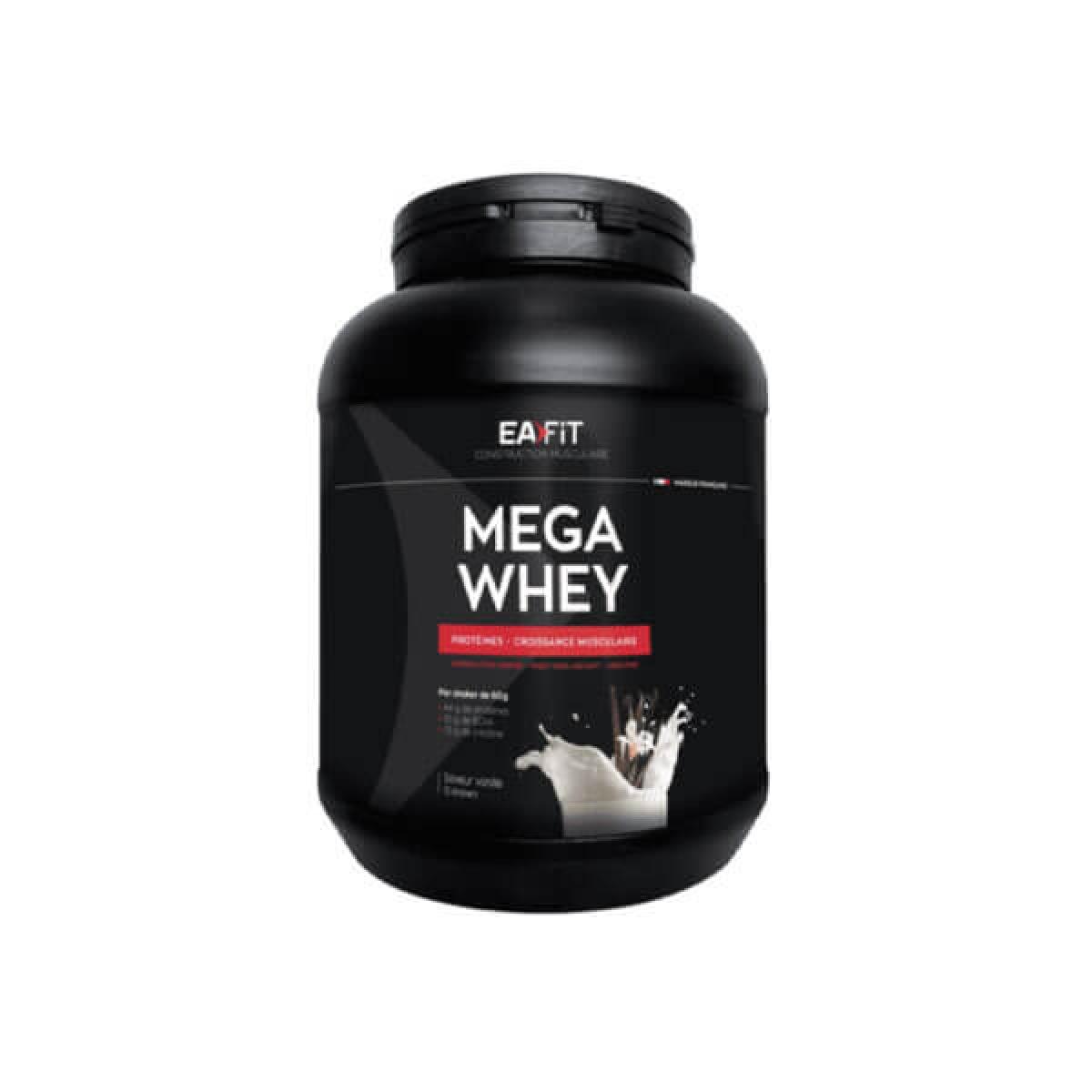 EAFIT Protéines mega whey goût vanille 750g Parapharmacie Pharmarket