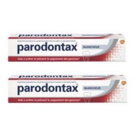 PARODONTAX Dentifrice blancheur au fluor 2x75ml