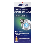 COOPER Oxomémazine 0,33mg/ml sans sucre solution buvable 150ml