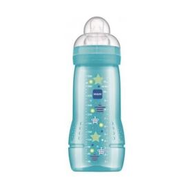 MAM Easy active biberon 2ème âge bleu 330ml