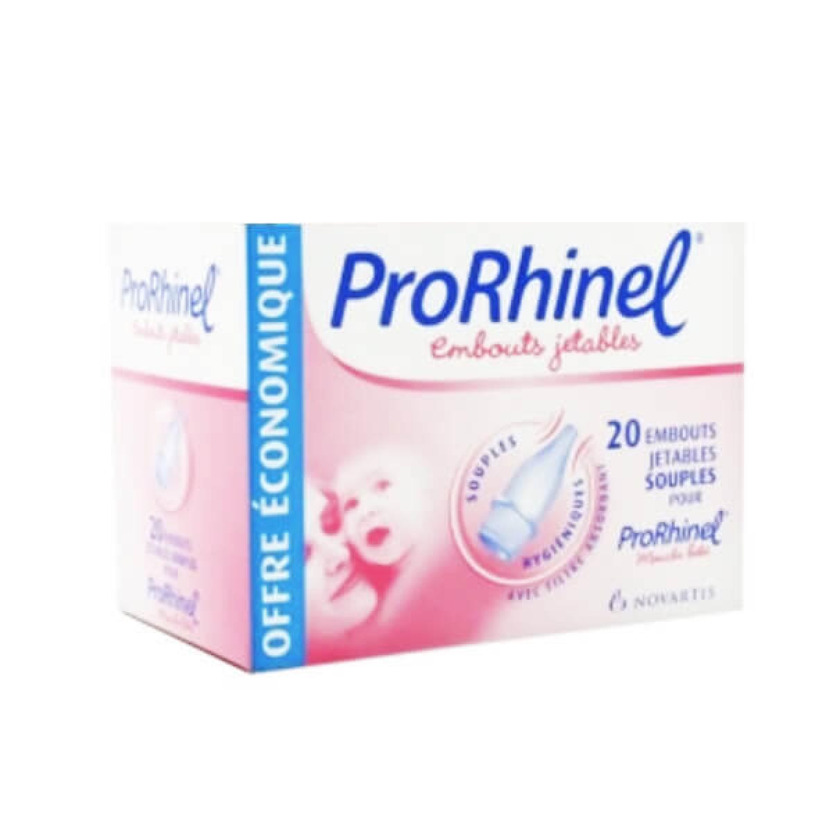 PRORHINEL 20 embouts jetables souples pour mouche bébé