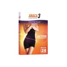 ANACA 3 Cosmétotextile ventre plat shorty S-M