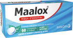 SANOFI Maalox maux d'estomac menthe 60 comprimés à croquer