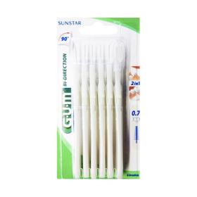 G.U.M Brossettes interdentaires bi-direction 0,7mm 6 unités