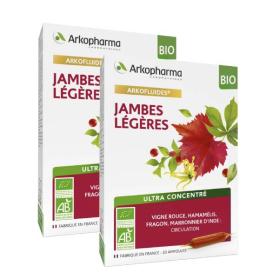 ARKOPHARMA Arkofluides jambes légères bio 2x20 ampoules