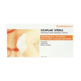 SMITH NEPHEW Cicaplaie stérile 20x10cm 5 pansements post-opératoire adhésifs