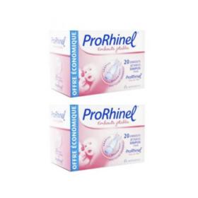 PRORHINEL lot de 2x20 embouts jetables souples pour mouche bébé