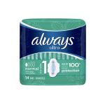 ALWAYS Ultra normal 14 serviettes hygiéniques taille 1