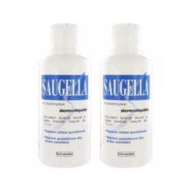 SAUGELLA Dermoliquide émulsion lavante flacon lot de 2x500ml