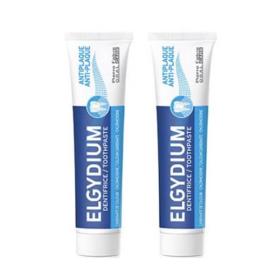 ELGYDIUM Dentifrice anti-plaque lot de 2x75ml