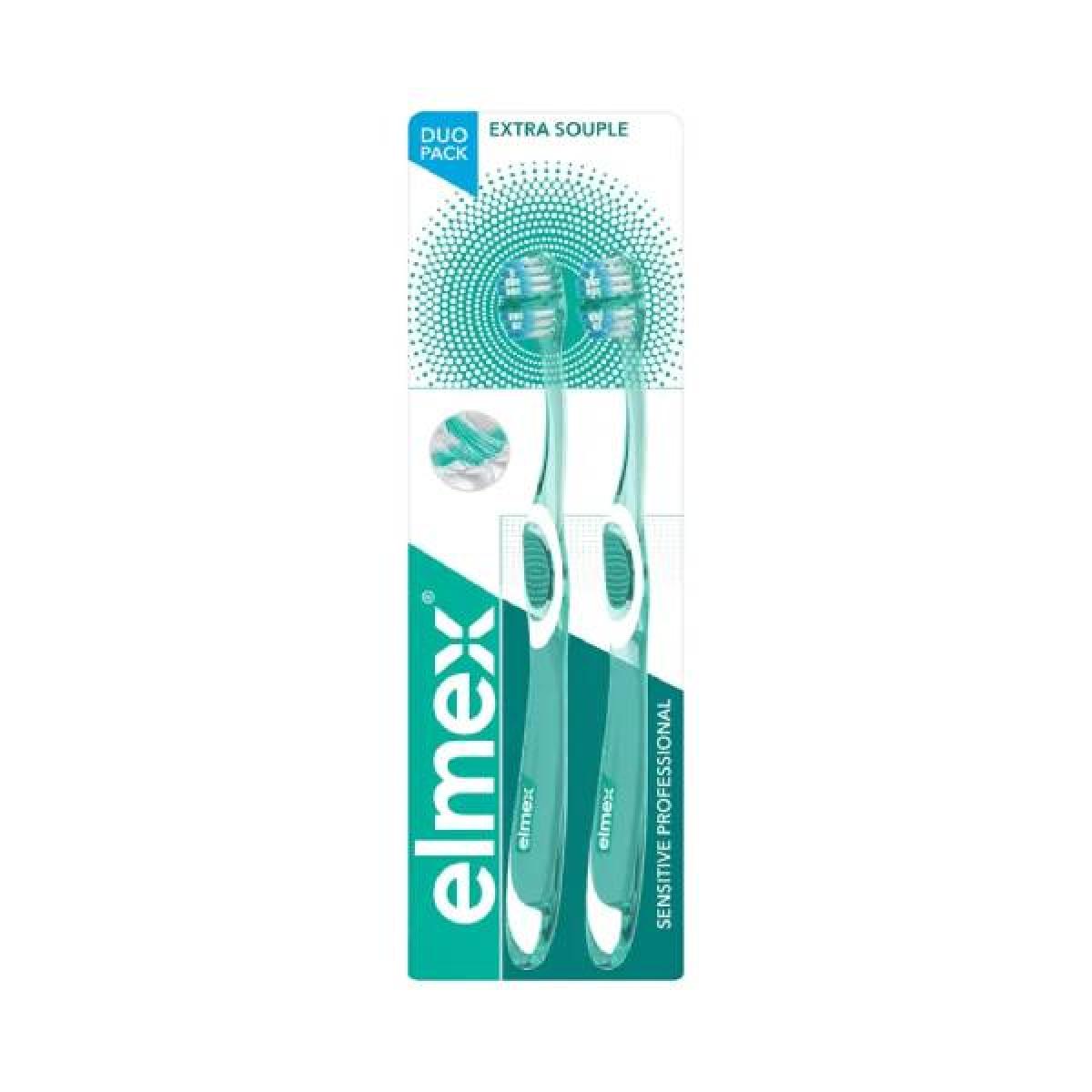 ELMEX Sensitive brosse à dents extra-souple duo-pack 2 unités